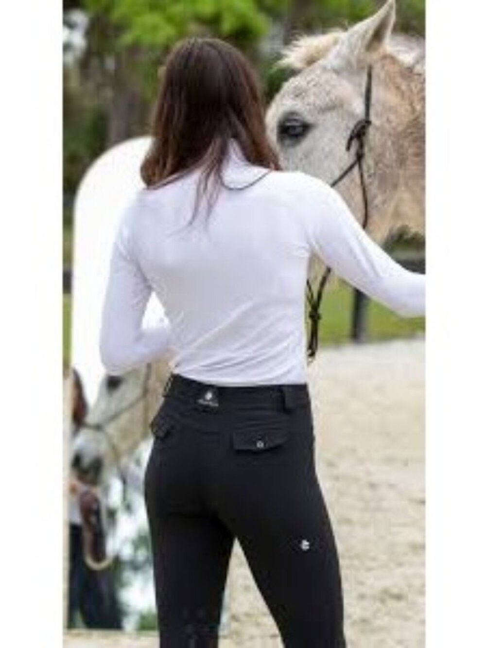 CRINIĒRE Juliette High Compression Breeches Black NWT New With Tags 34